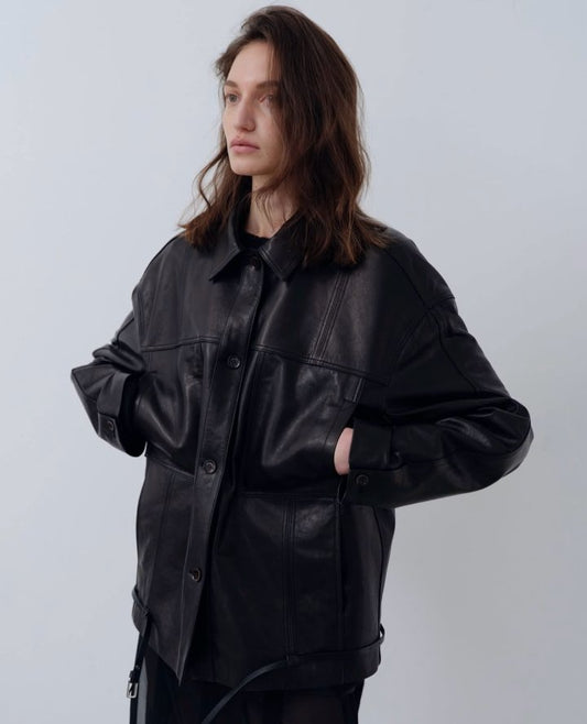 런던플랏 덴버 가죽 자켓