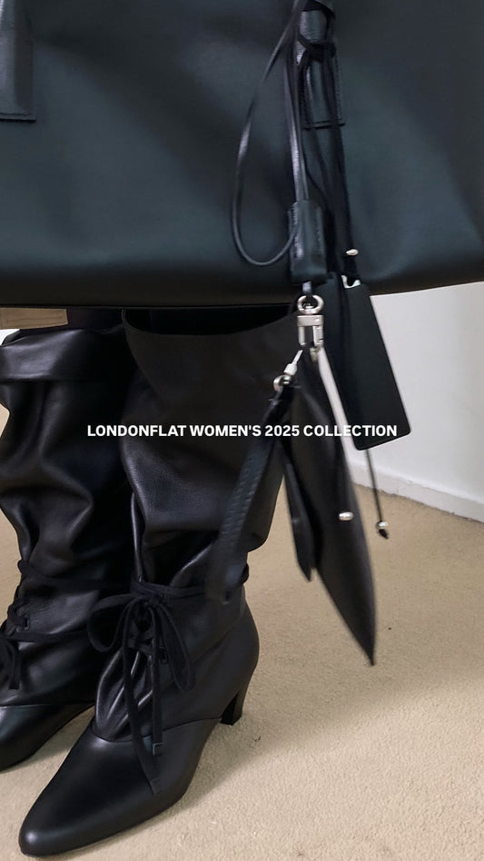 런던플랏 레더 미들 부츠