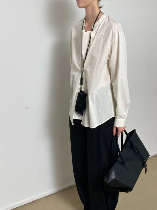 런던플랏 코튼넥 셔츠