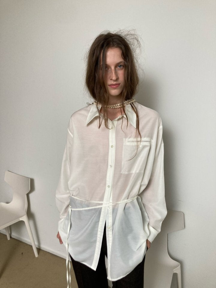 LONDONFLAT Silk Pocket Shirt