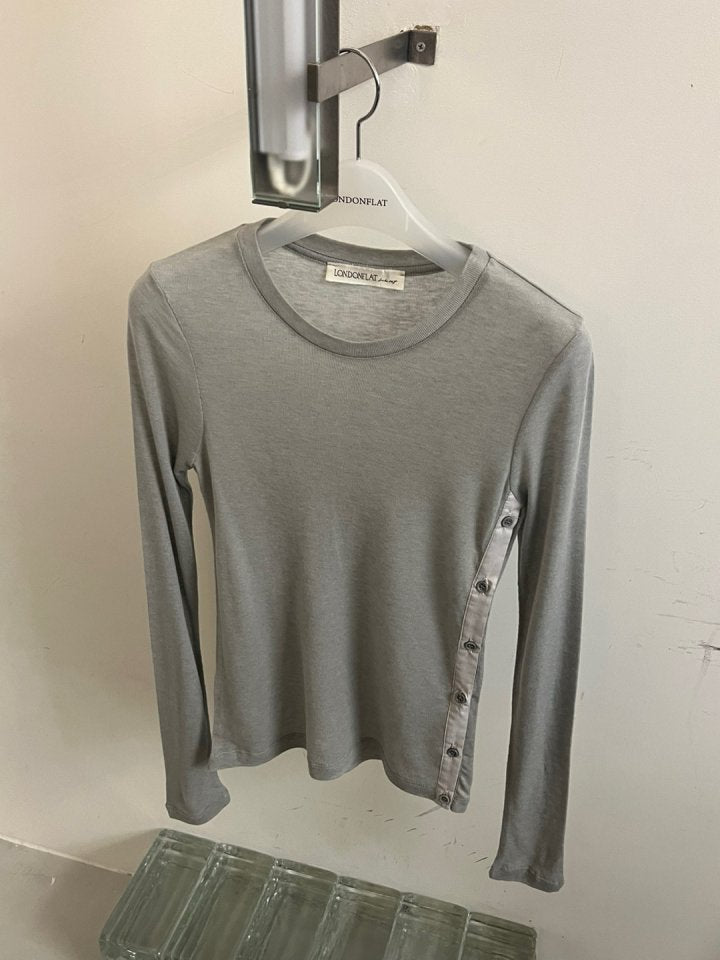 LONDONFLAT Double Button T-shirt