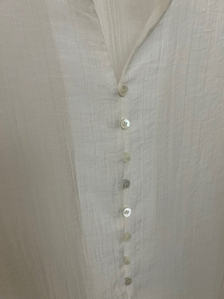 런던플랏 벌룬 퍼프 블라우스