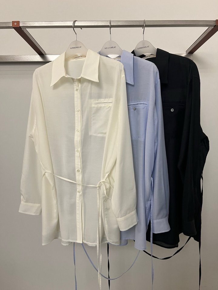 LONDONFLAT Silk Pocket Shirt