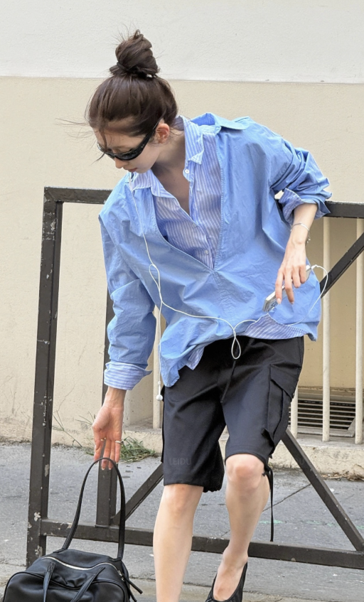 런던플랏 와이어 핏 셔츠