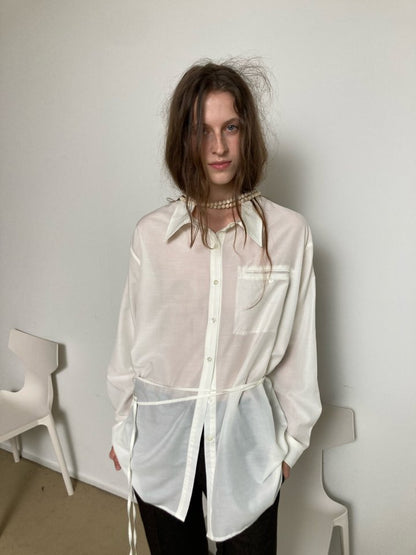 LONDONFLAT Silk Pocket Shirt