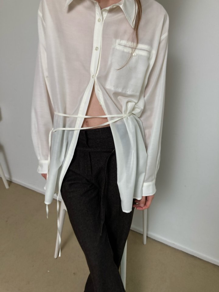 LONDONFLAT Silk Pocket Shirt