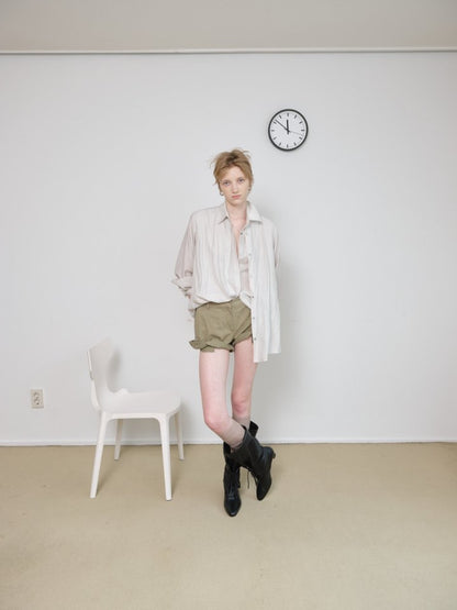 LONDONFLAT Ribbon Tie Blouse