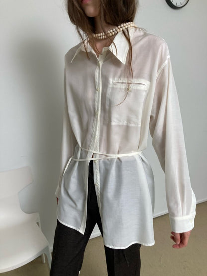 LONDONFLAT Silk Pocket Shirt