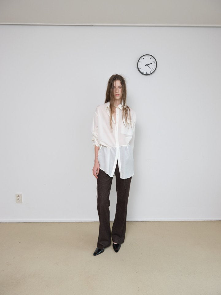 LONDONFLAT Silk Pocket Shirt