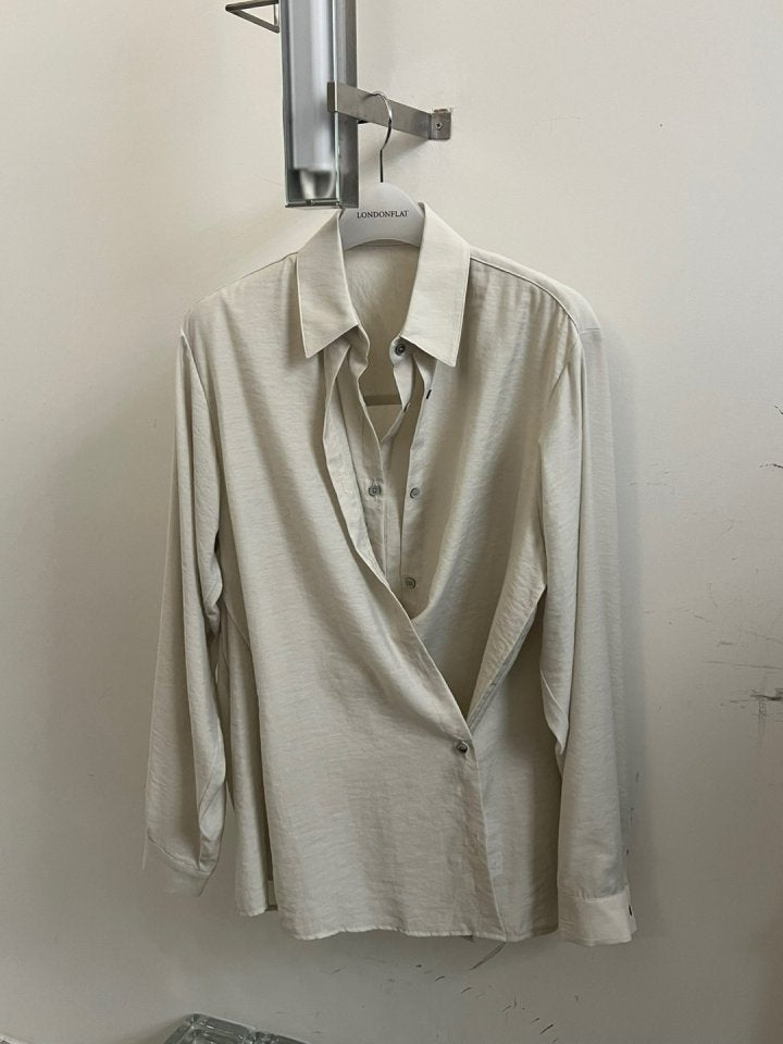 LONDONFLAT Ribbon Tie Blouse