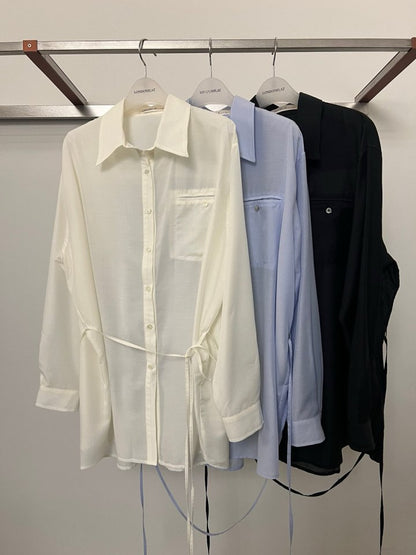 LONDONFLAT Silk Pocket Shirt